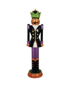 36 In. H. LED Lighted Resin Soldier Halloween Nutcracker