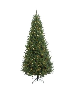 Montana Ridge 9 Ft. Pine 720-Bulb Warm White LED Quick Connect Prelit Artificial Christmas Tree