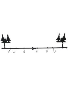 6-Stocking Metal Mantle Christmas Tree Stocking Holder