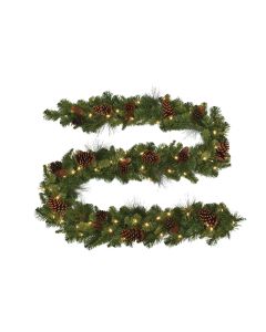 Clayton 9 Ft. Prelit LED Garland