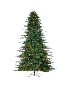 Sterling 9 Ft. New Layered Highland Pine 1400-Bulb Clear Incandescent Prelit Artificial Christmas Tree