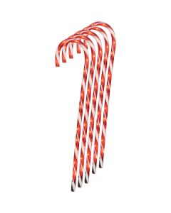 J Hofert 28 In. Incandescent Candy Cane Pathway Marker Light Set (10 per set)