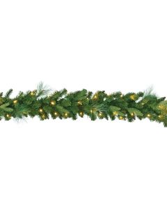 Madison Pine 9 Ft. Prelit LED Garland