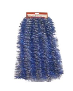 Youngcraft 10 Ft. Silver & Blue Tinsel Garland