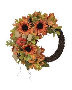 Aubrey 24 In. Artificial Harvest Wreath