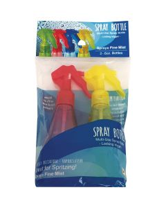 Jacent 6 Oz. Plastic Spray Bottle (2-Pack)