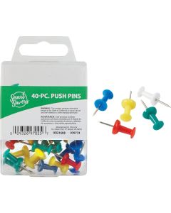 40pc Push Pins