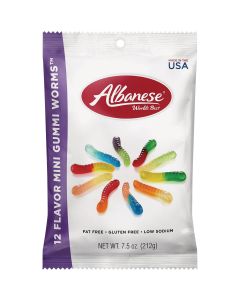 Albanese 12-Flavor 7.5 Oz. Gummi Worms