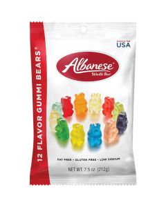 Albanese 12-Fruit Flavor 7.5 Oz. Gummi Bears