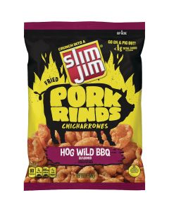 Slim Jim 2 Oz. Hogwild BBQ Pork Rinds