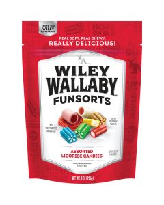 Wiley Wallaby Funsorts Assorted Fruit Flavor 8 Oz. Licorice