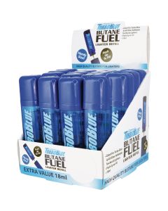 Turbo Blue 18 mL Butane Lighter Fuel Refill