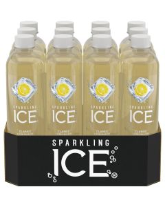 Talking Rain Sparkling Ice 17 Oz. Water, Classic Lemonade