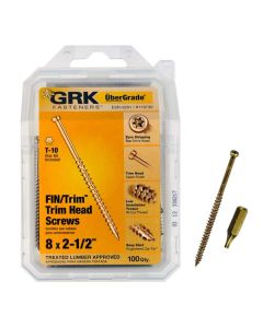 8 X 2-1/2" GRK TRIM HEAD (100)