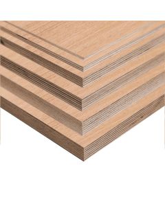 1/4" 4' X 8' RED OAK PLAIN SLICED PLYWOOD - GOOD ONE SIDE