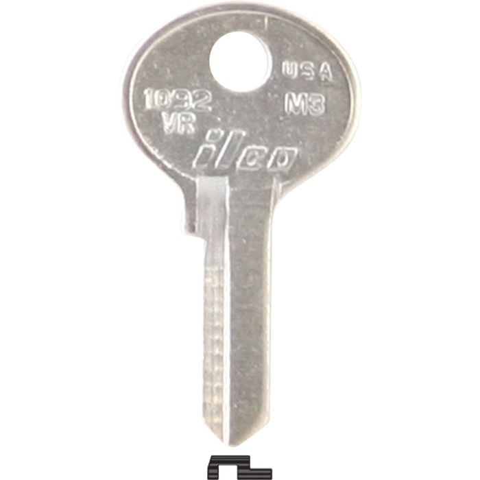 M3 Master Padlock Key