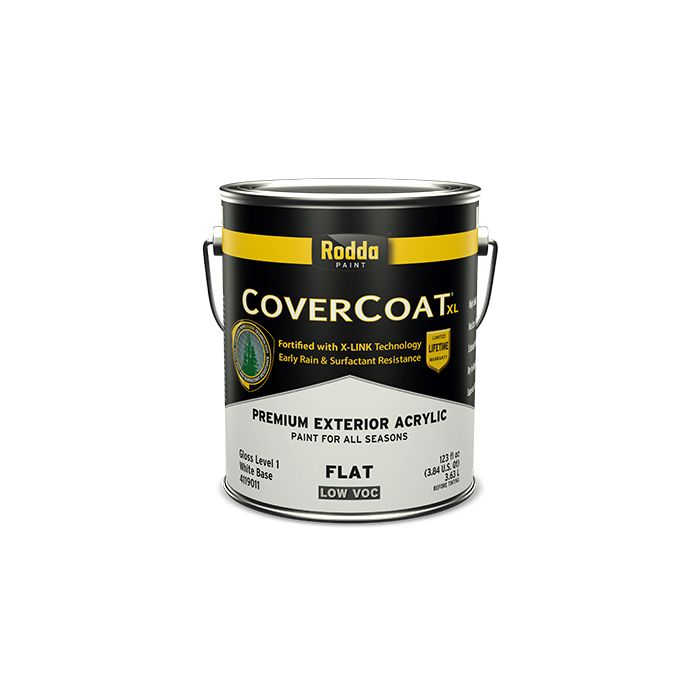 Image of Rodda Covercoat XL Exterior Acrylic Satin 1 Gallon