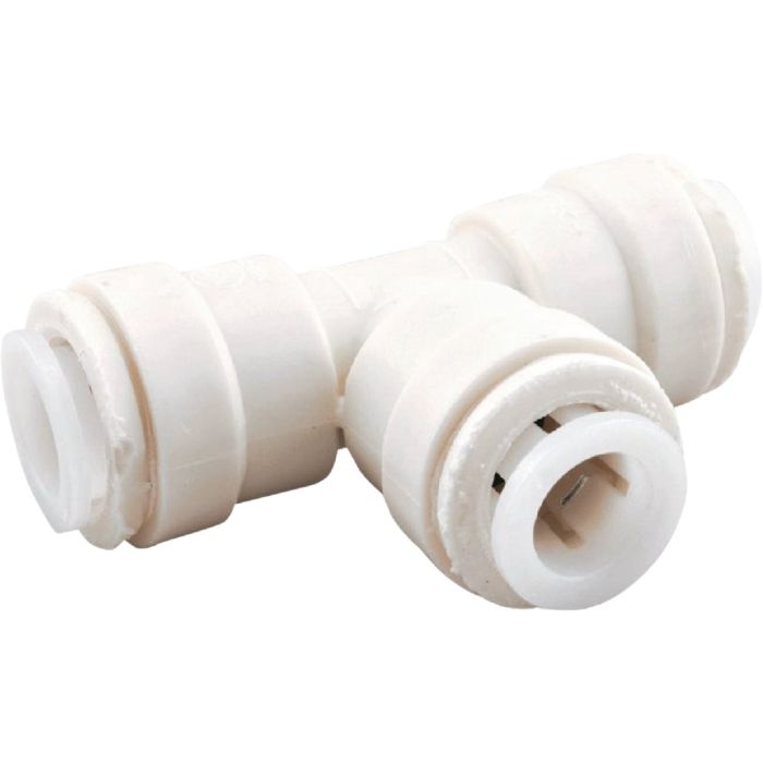 Watts 3/8 In. x 3/8 In. x 3/8 In. OD Tubing Quick Connect Plastic Tee