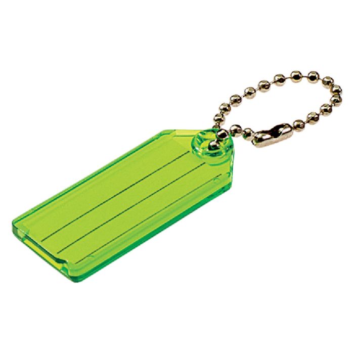 2pk Id Key Tag W/Chain