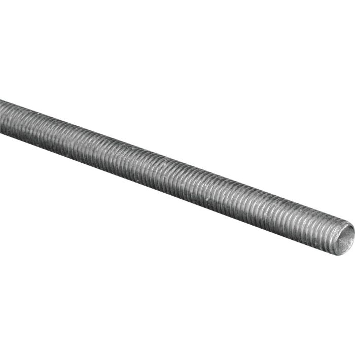 Hillman Steelworks 7/16 In. x 6 Ft. Steel Threaded Rod