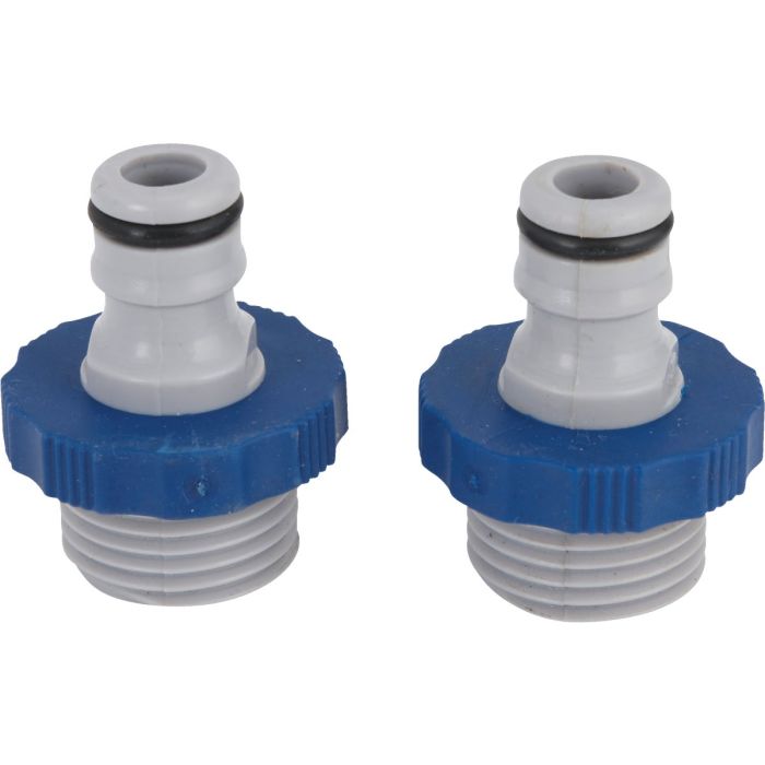 2pc Male Quick Connector