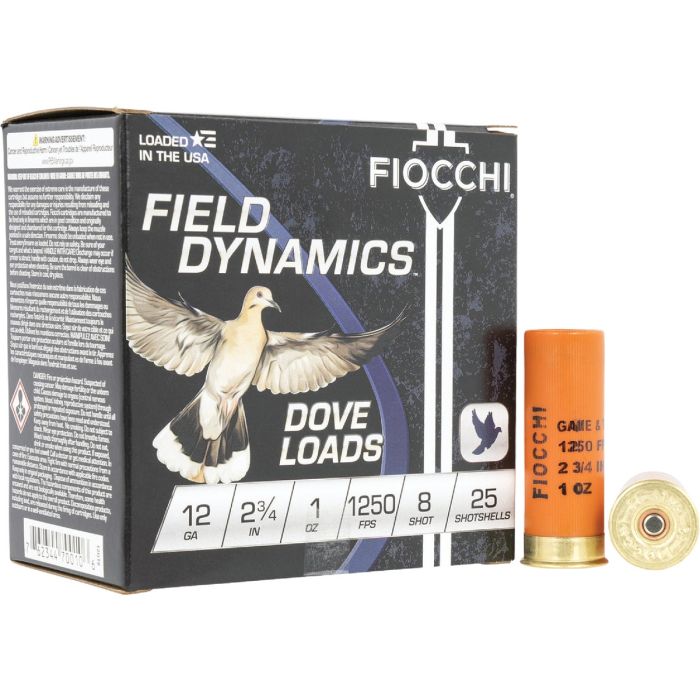 Fiocchi 12 ga 2-3/4 In. #8 Shotgun Ammunition