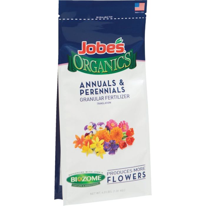 Jobes Organics 4 Lb. 3-5-3 Annuals & Perrenials Dry Plant Food