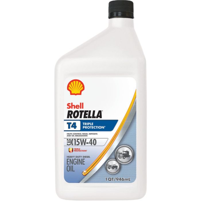 Image of  ROTELLA 15W40 Quart Triple Protection Motor Oil