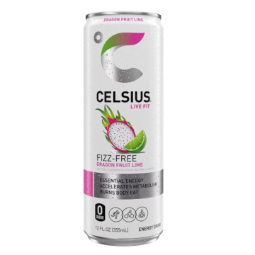 CELSIUS Fizz Free Dragonfruit Lime Energy Drink - 12oz 