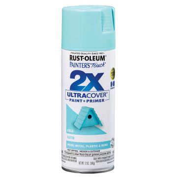 2x Satin Aqua Painters Touch