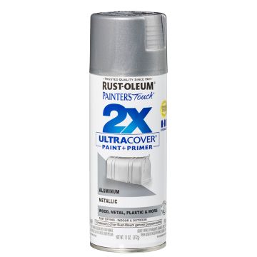 2x Satin Aluminum Painters Touch