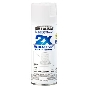 2x Flat White Painters Touch