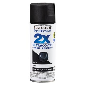 2x Flat Black Painters Touch