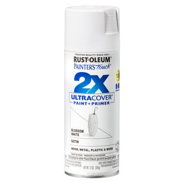 2x Satin Bsm Wht Painters Touch