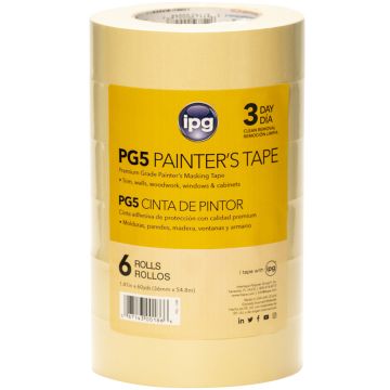 Tan Promask Tape 1.41"X60yrd 6pk