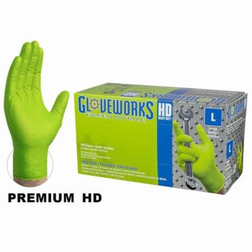 100pk Gloveworks Lg Nitrile