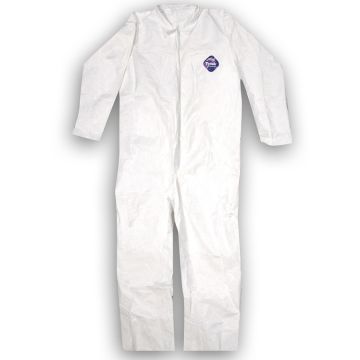 Tyvek Medium Disposable Coverall with No Elastic Trimaco 14121 DuPont,