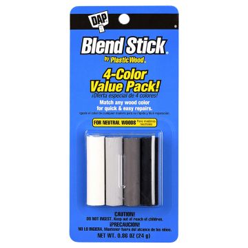 Dap 0.86 Oz. Neutral Woods Plastic Wood 4-Color Blend Stick Value Pack