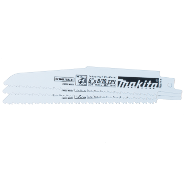Makita 6" Demolition Recipro Saw Blade, 8/10TPI, 3-Pack