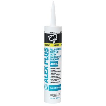 10.1oz Alex Plus White Caulk