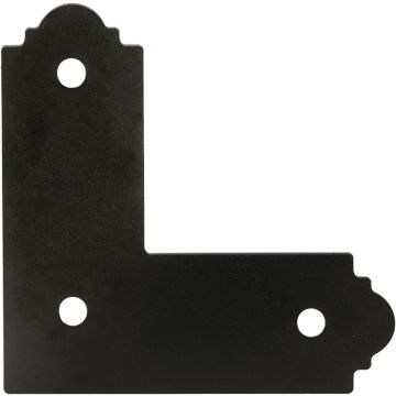 Simpson Strong-Tie Outdoor Accents Mission Collection ZMAX 4X4 Black L Strap
