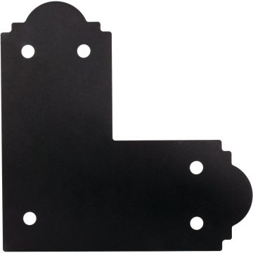 Simpson Strong-Tie Outdoor Accents Mission Collection ZMAX 6X6 Black L Strap