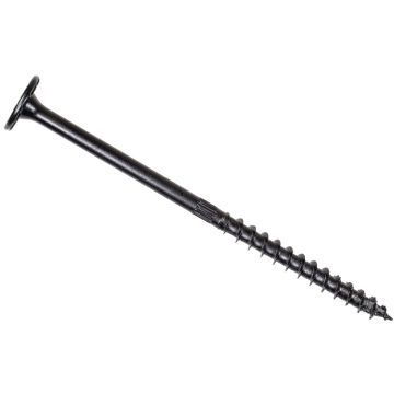 Outdoor Accents Structural Wood Screw  .220 in. x 5-1/2 in. DB Coating, Black (12-Qty)