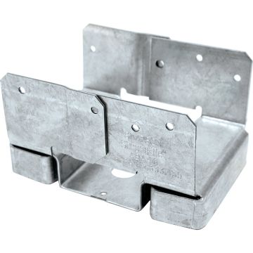 ABA ZMAX Galvanized Adjustable Standoff Post Base for 4x6