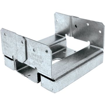 ABA ZMAX Galvanized Adjustable Standoff Post Base for 6x6