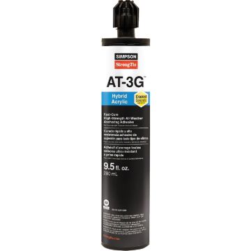 Simpson Strong-Tie 9.5 Oz. High-Strength Acrylic Anchoring Adhesive Cartridge with Nozzle