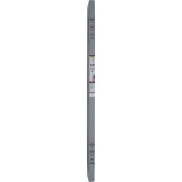 M-D Building Products 81 In. Premium Rubber PLATINUM Top and Sides Door Seal for Doors with Kerf/Channel, White