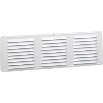 AirVent 16 In. x 6 In. White Aluminum Under Eave Vent