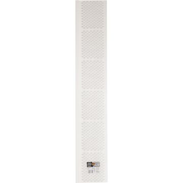 Amerimax 6-1/2 In. x 3 Ft. White Vinyl Gutter Guard with Filter