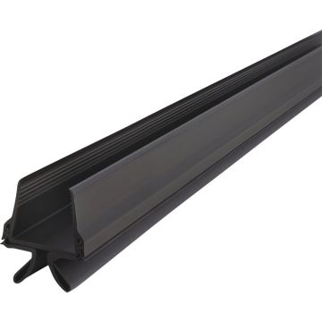 M-D Building Products CINCH 1.375 In. W. x 2.125 In. H. x 32 In. L. Vinyl & Rubber Brown Door Bottom